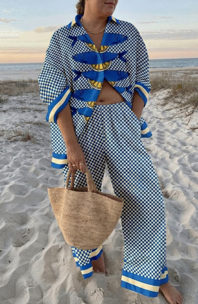 Sadie | Striped Two-Piece Set