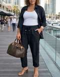 Joanna | Linen Sleeveless Two-Piece Set