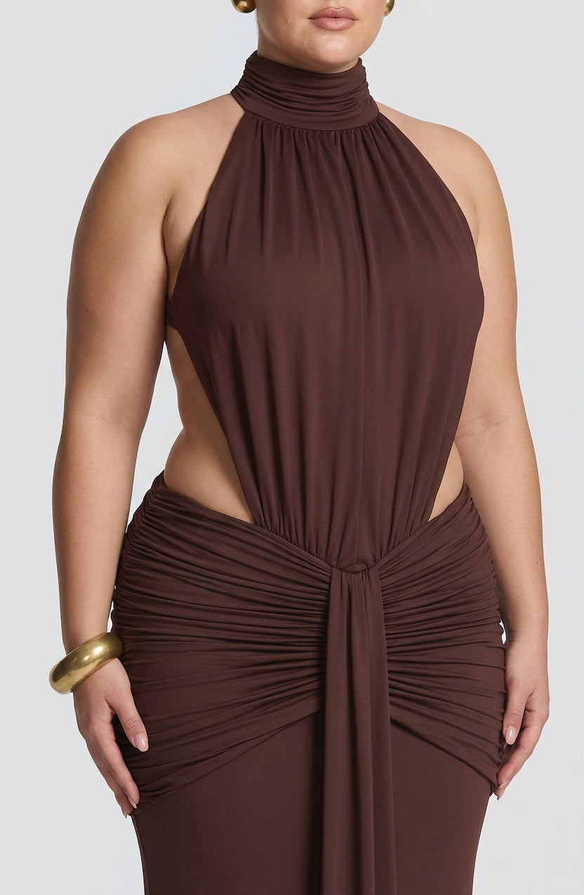 Poppy Halter Maxi Dress – view 10