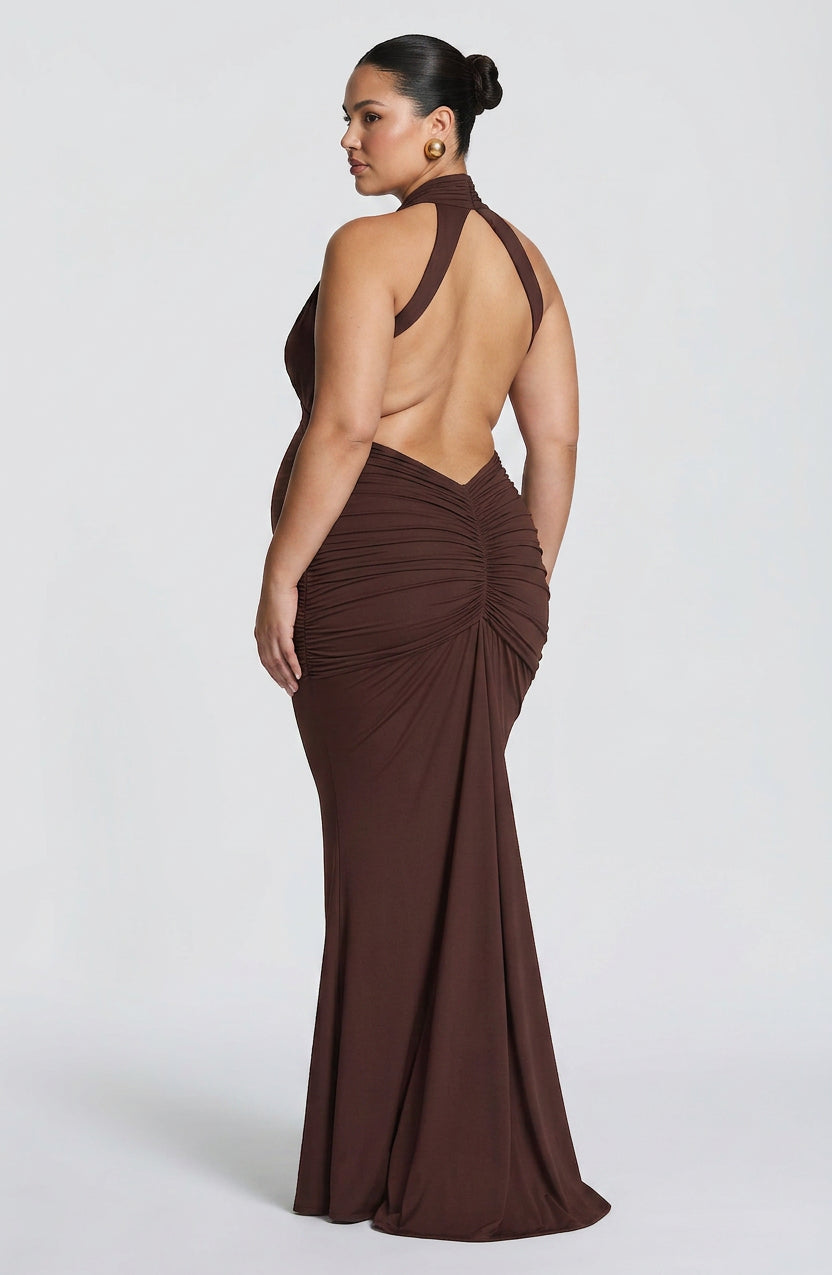 Poppy Halter Maxi Dress – view 2
