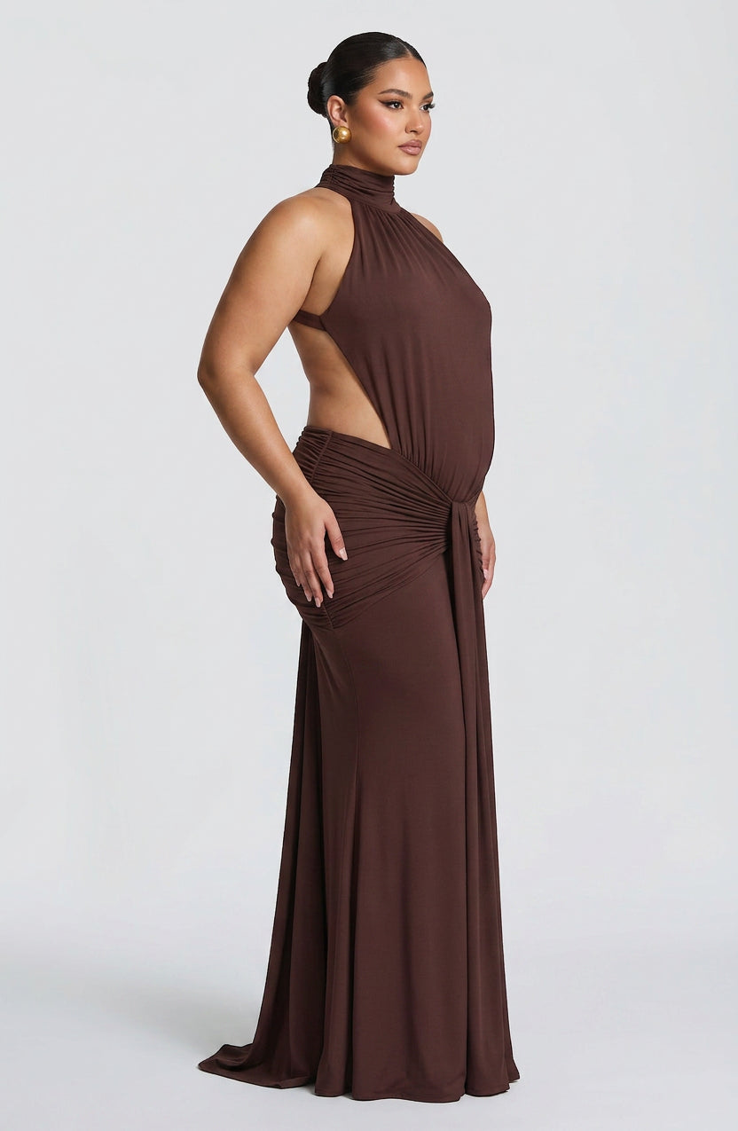 Poppy Halter Maxi Dress – view 5
