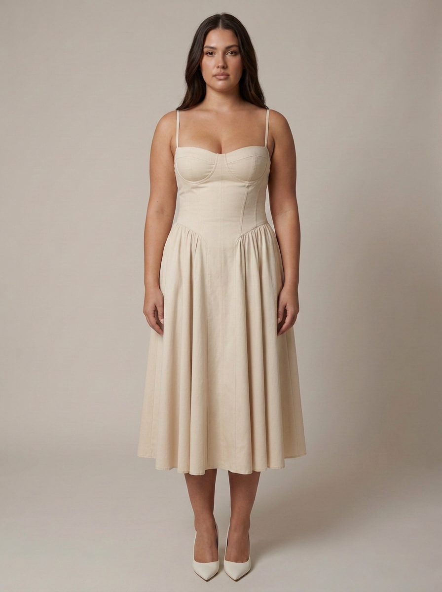 Robin Sweetheart Midi Dress