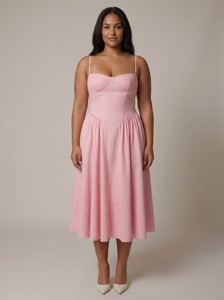 Robin Sweetheart Midi Dress – view 3