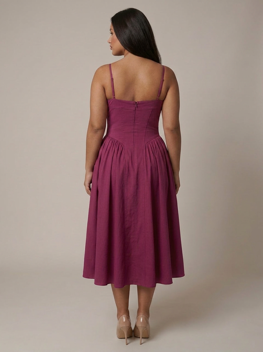 Robin Sweetheart Midi Dress – view 6
