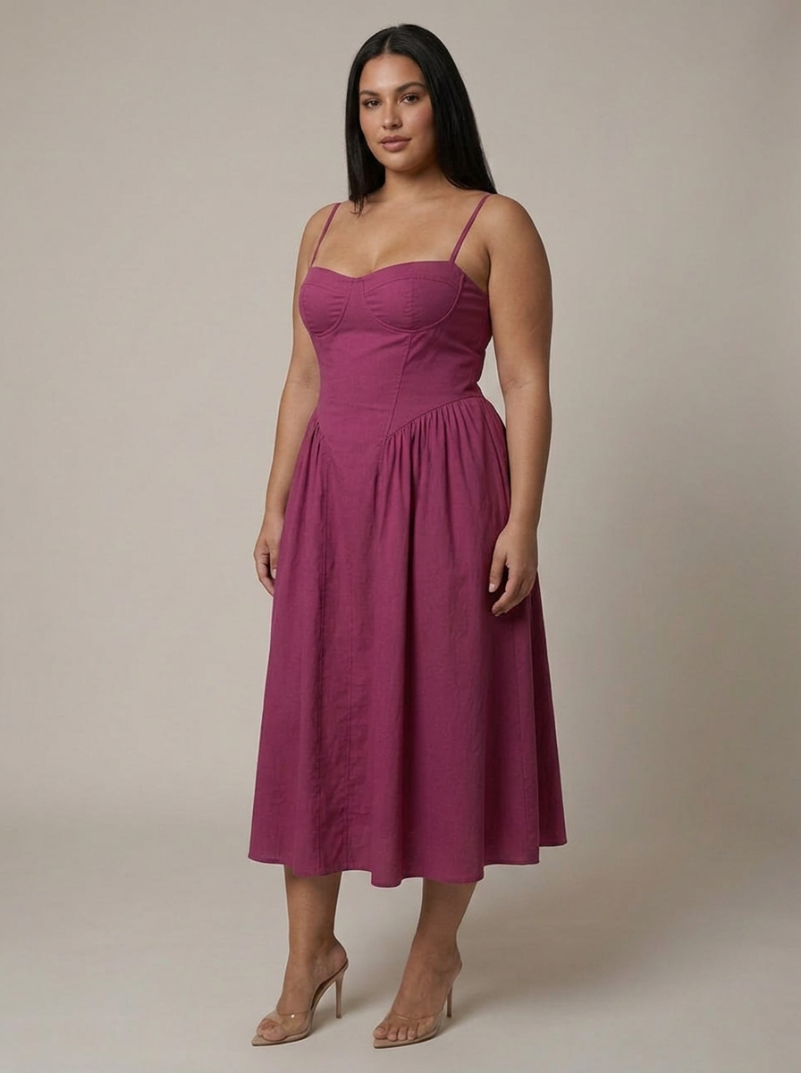 Robin Sweetheart Midi Dress – view 7