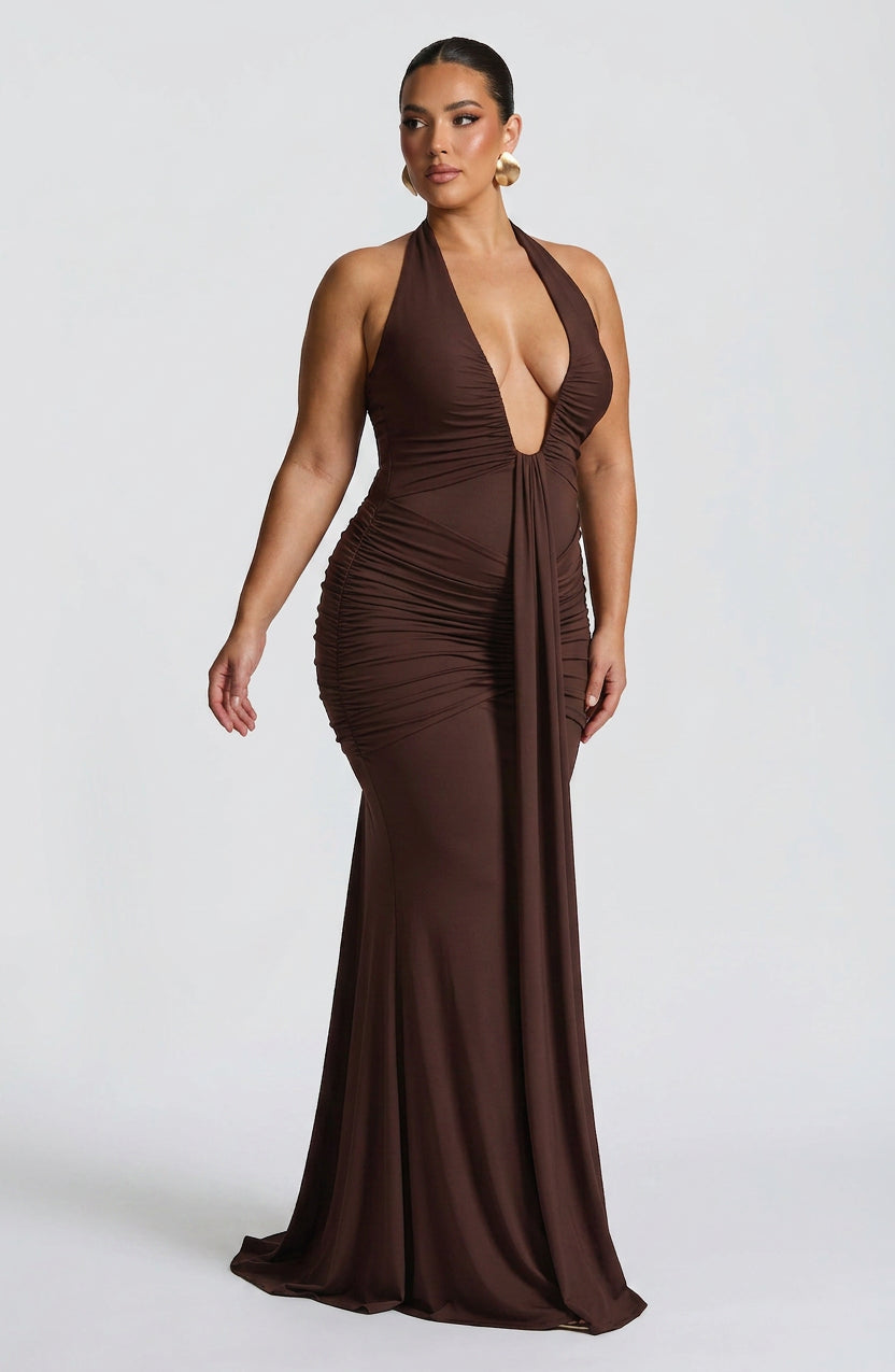 Erin | Halter Maxi Dress