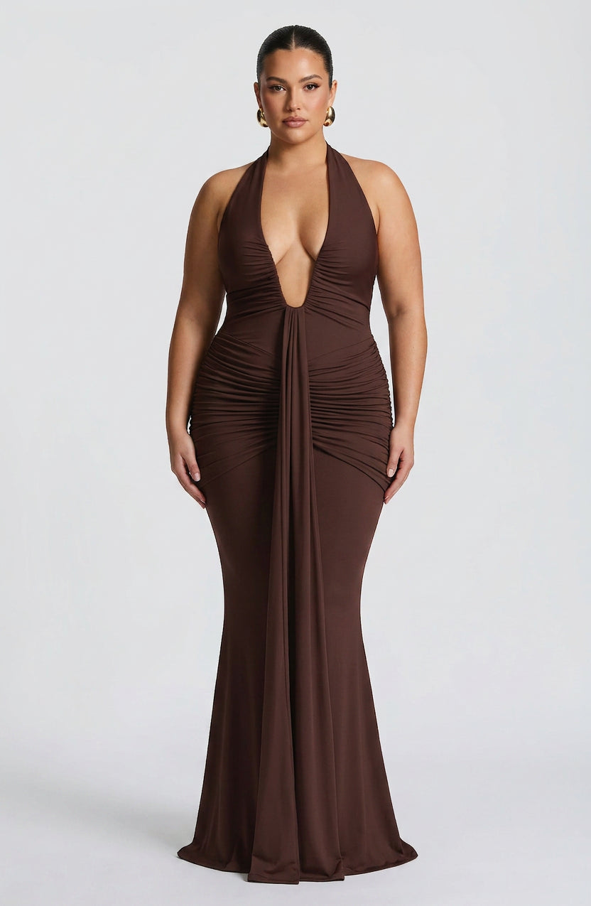 Erin | Halter Maxi Dress