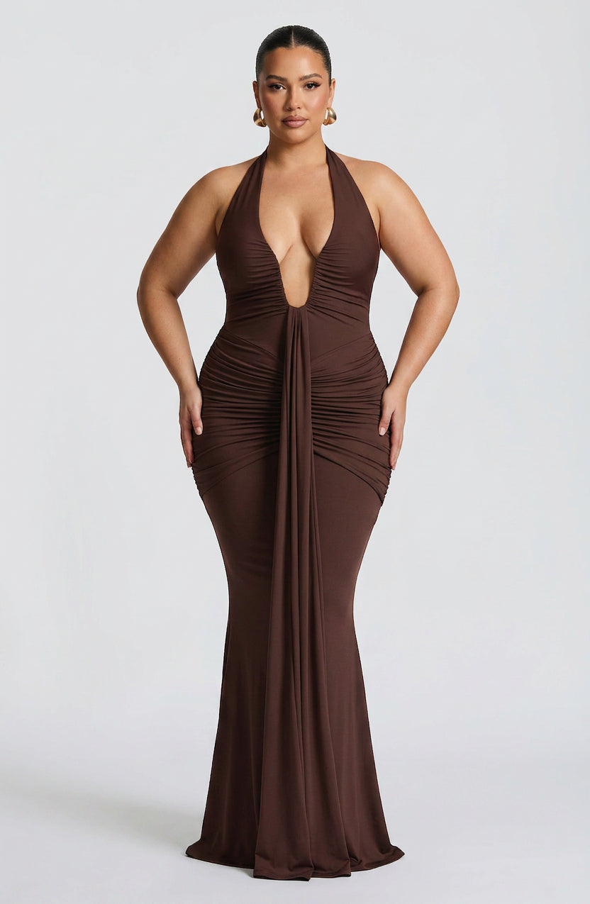 Erin | Halter Maxi Dress