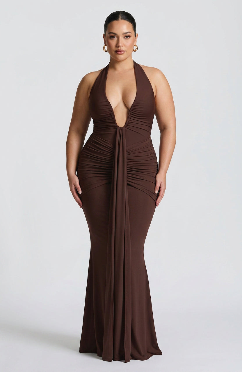 Erin | Halter Maxi Dress