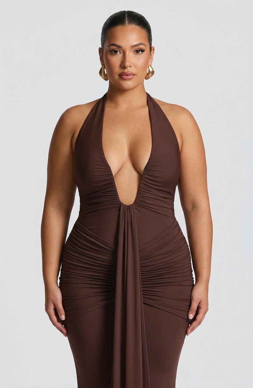 Erin | Halter Maxi Dress