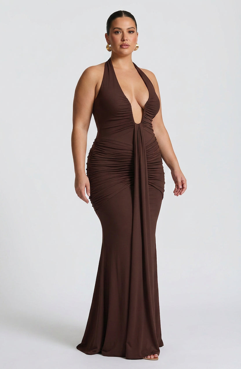 Erin | Halter Maxi Dress