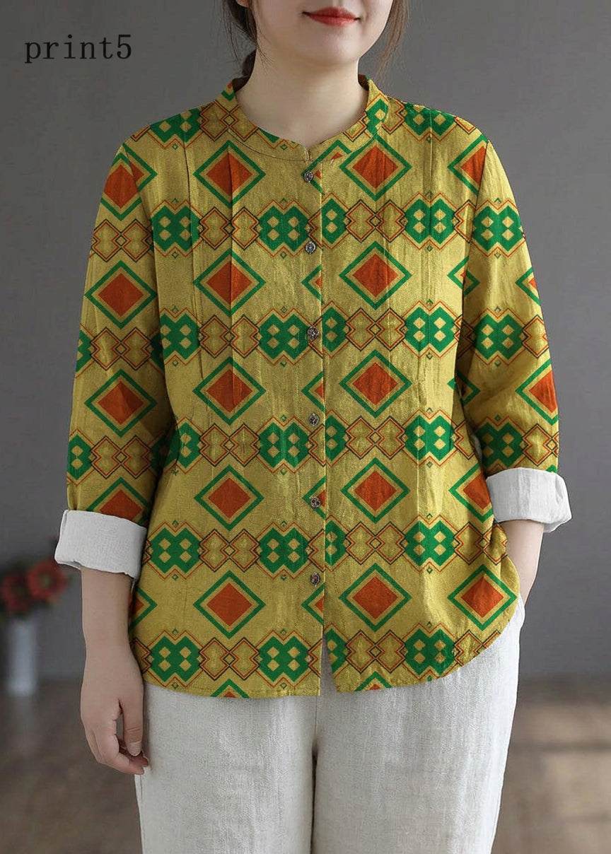 Rowan Linen Mock Neck Top – view 12