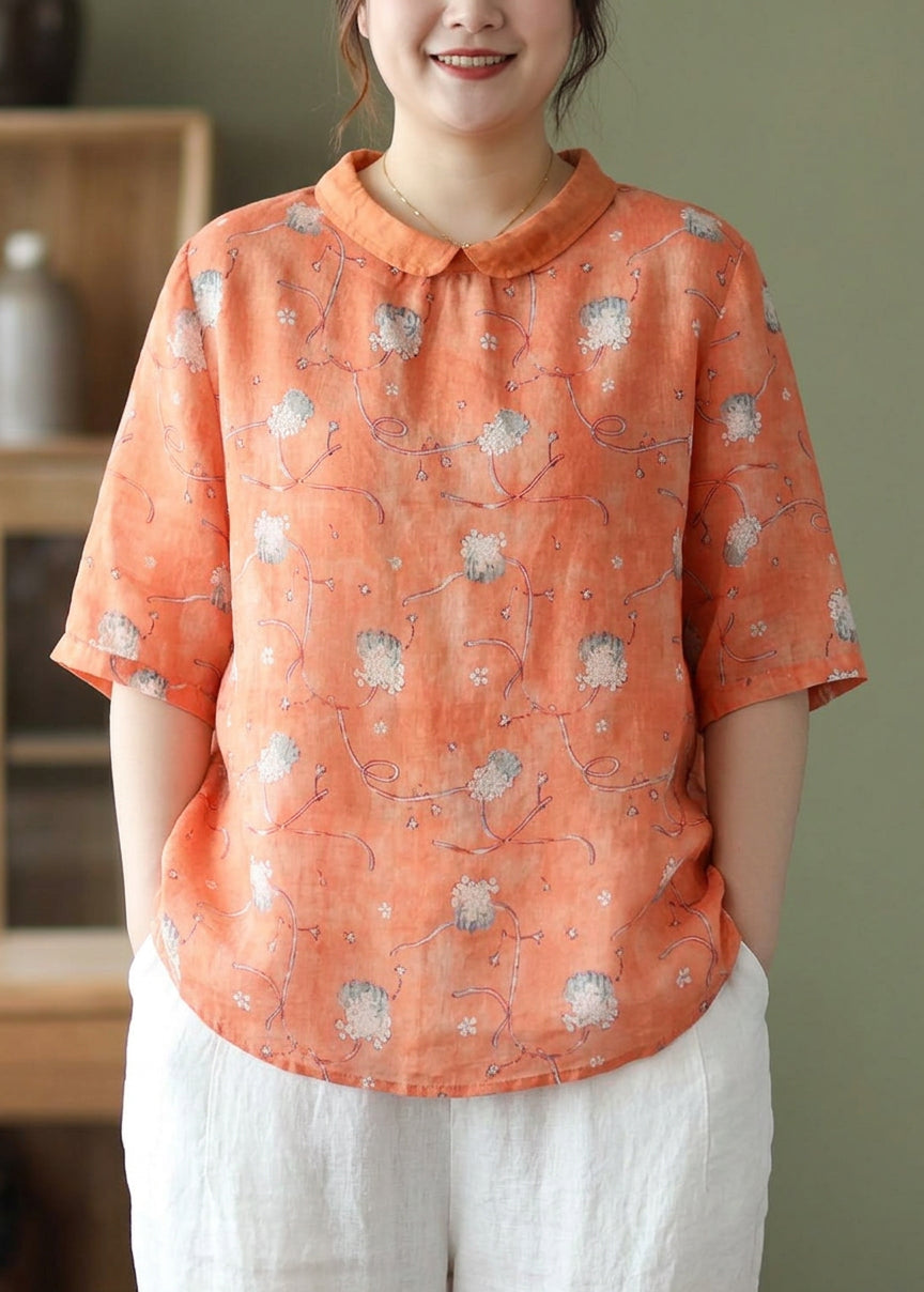 Sadie Floral Mock Neck Shirt – view 2