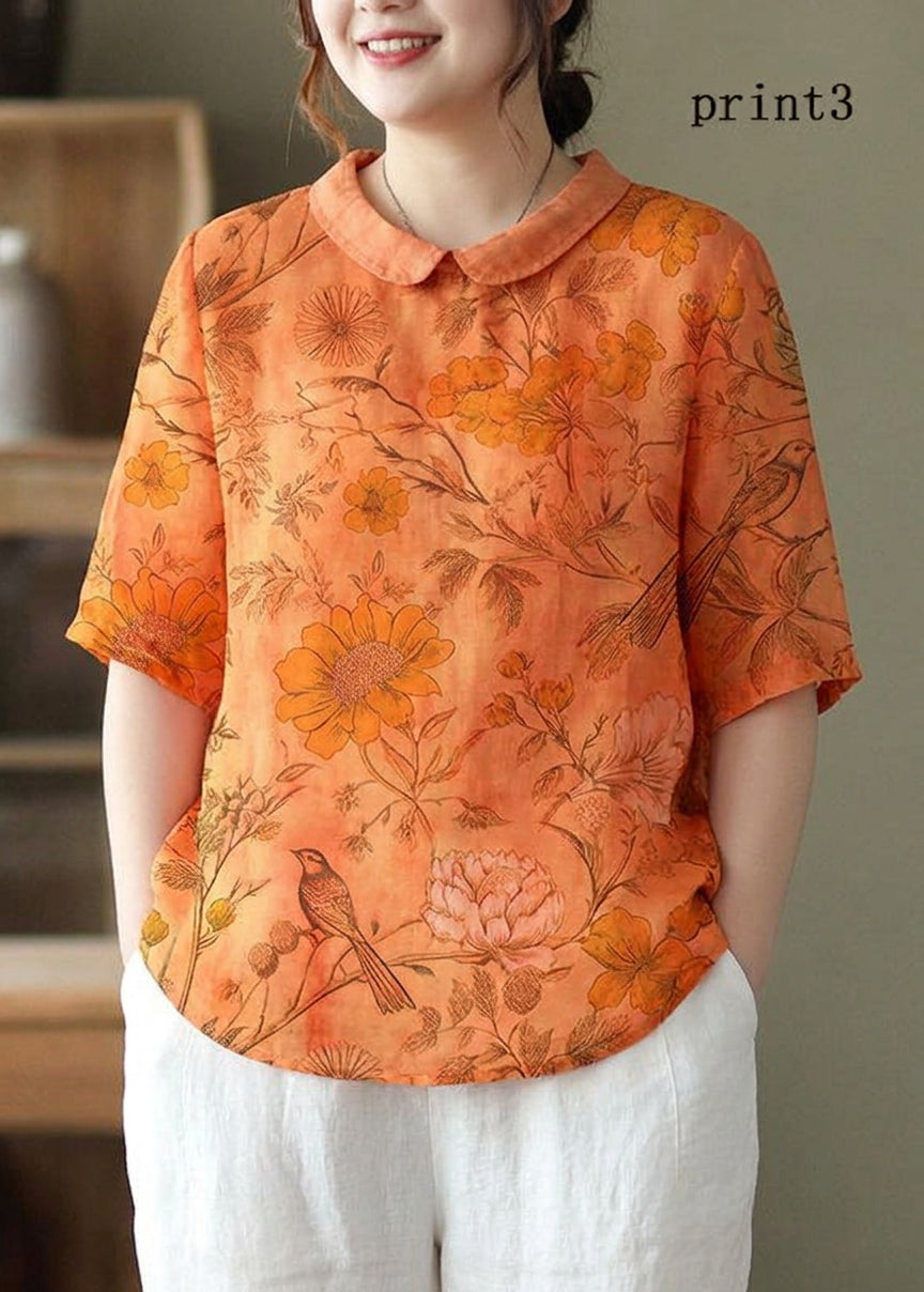 Sadie Floral Mock Neck Shirt – view 8
