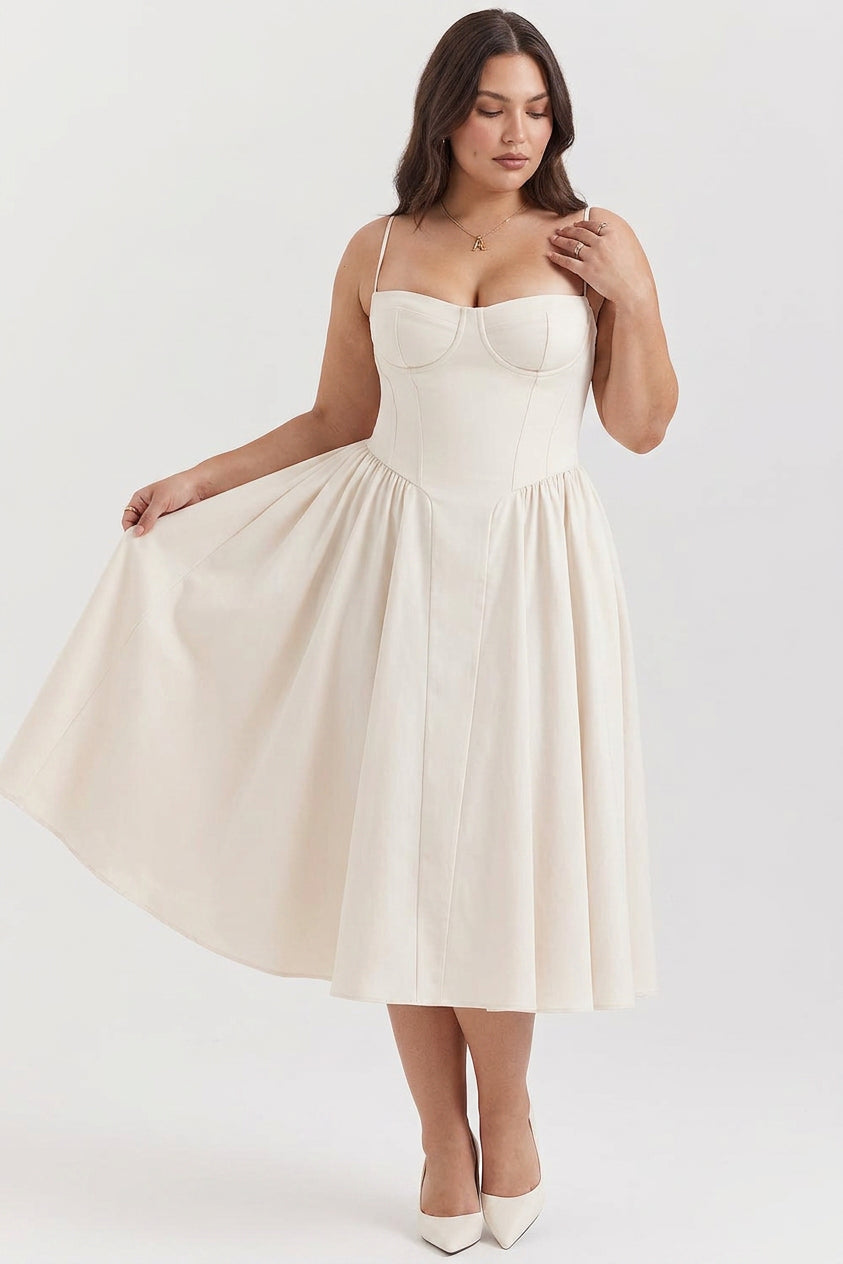 Skylar | Sweetheart Midi Dress