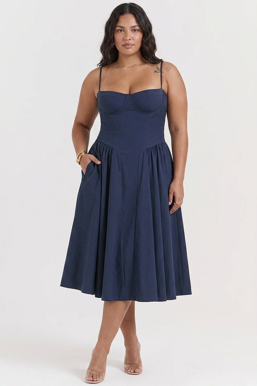 Skylar | Sweetheart Midi Dress