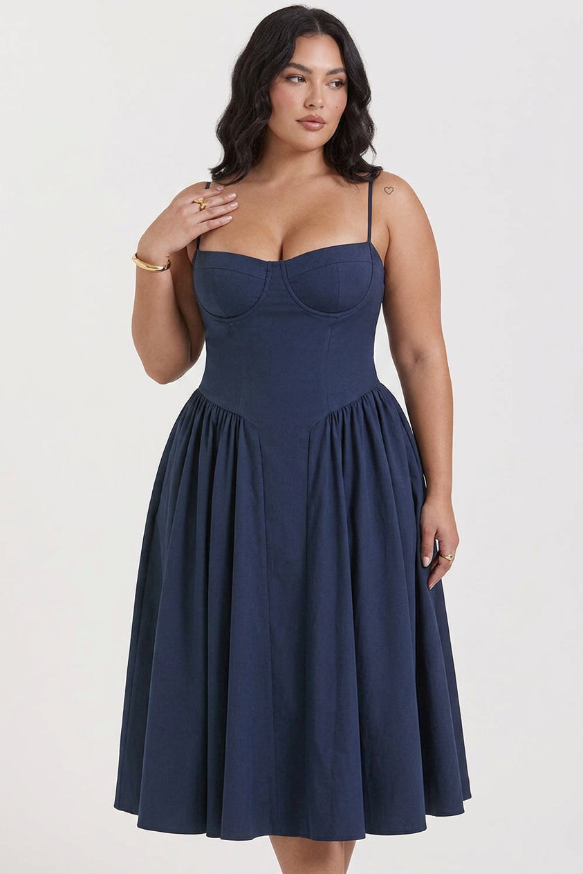 Skylar | Sweetheart Midi Dress