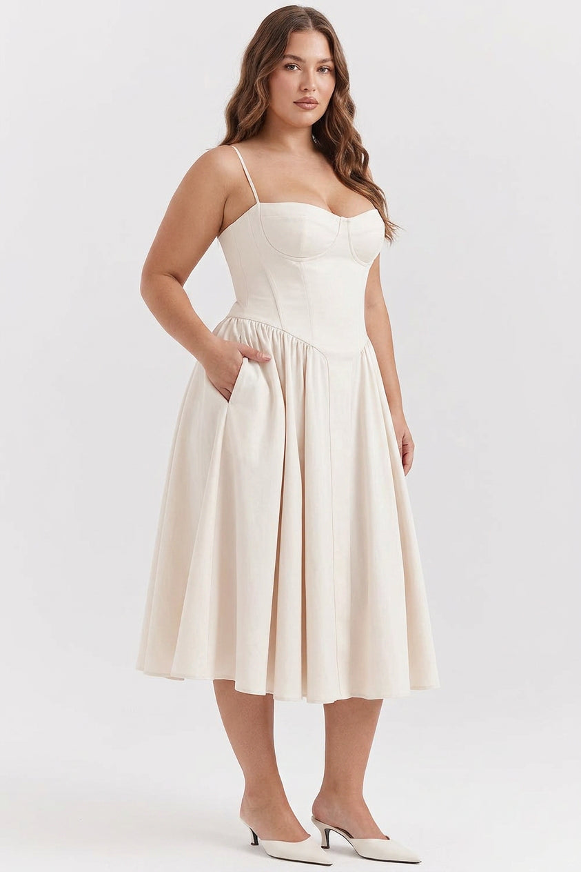 Skylar | Sweetheart Midi Dress
