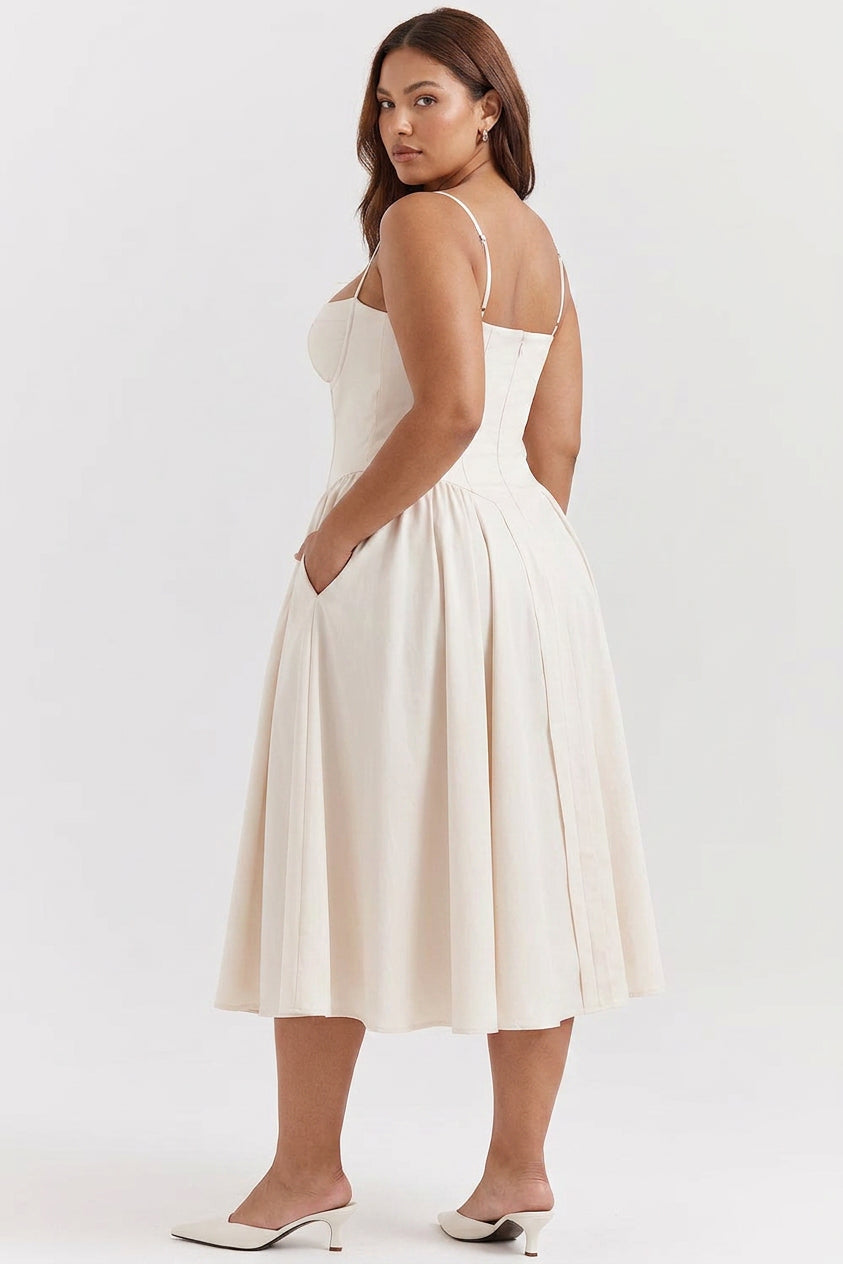 Skylar | Sweetheart Midi Dress