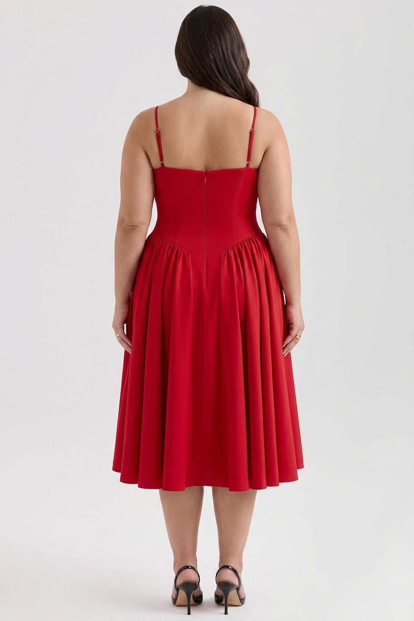 Skylar | Sweetheart Midi Dress