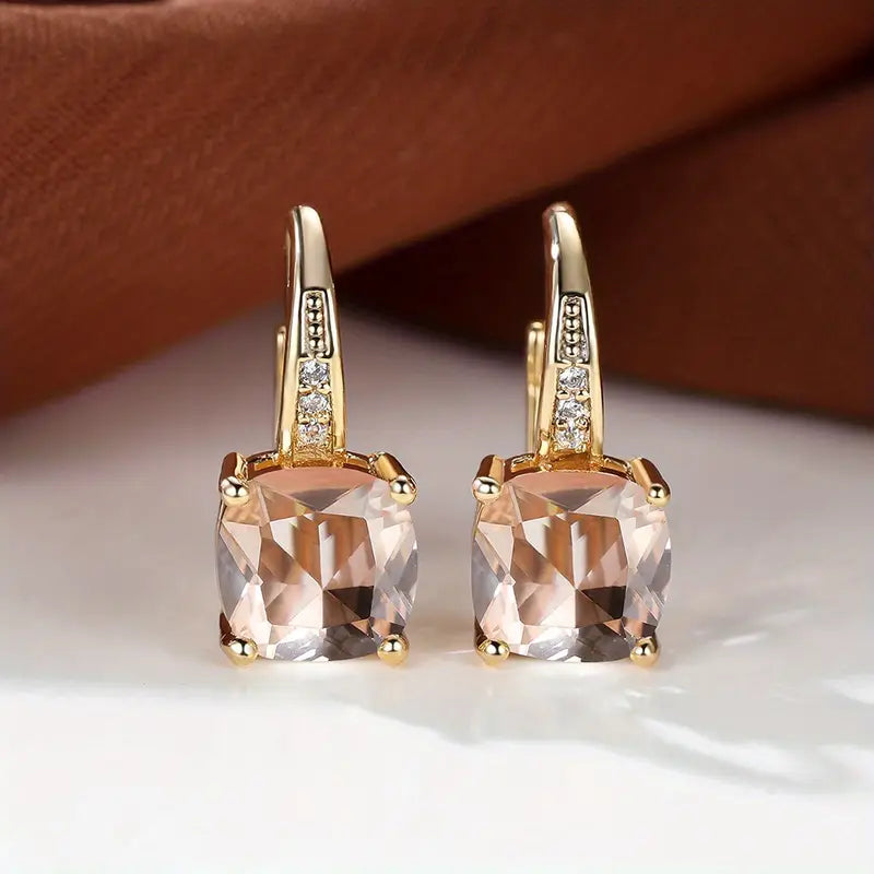 Sienna Drop Cubic Zirconia Earrings for Women – view 10