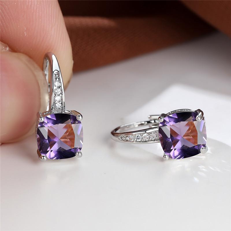 Sienna Drop Cubic Zirconia Earrings for Women – view 18