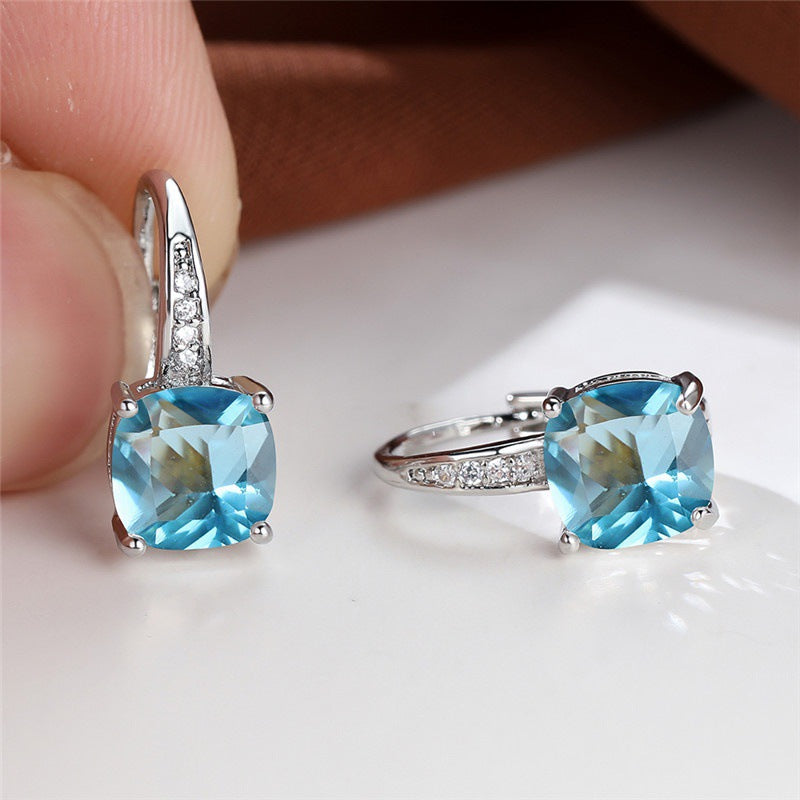 Sienna Drop Cubic Zirconia Earrings for Women – view 19