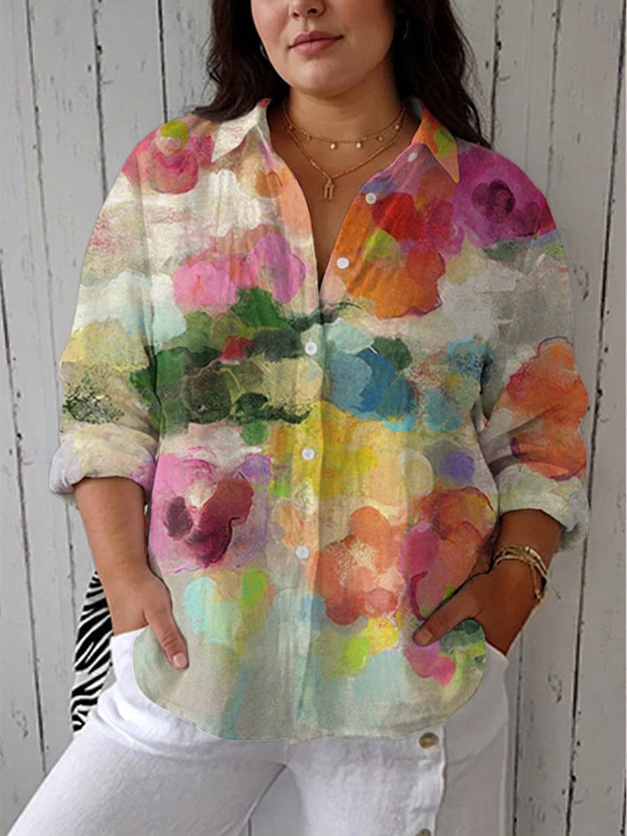 Sierra Floral Collared Blouse