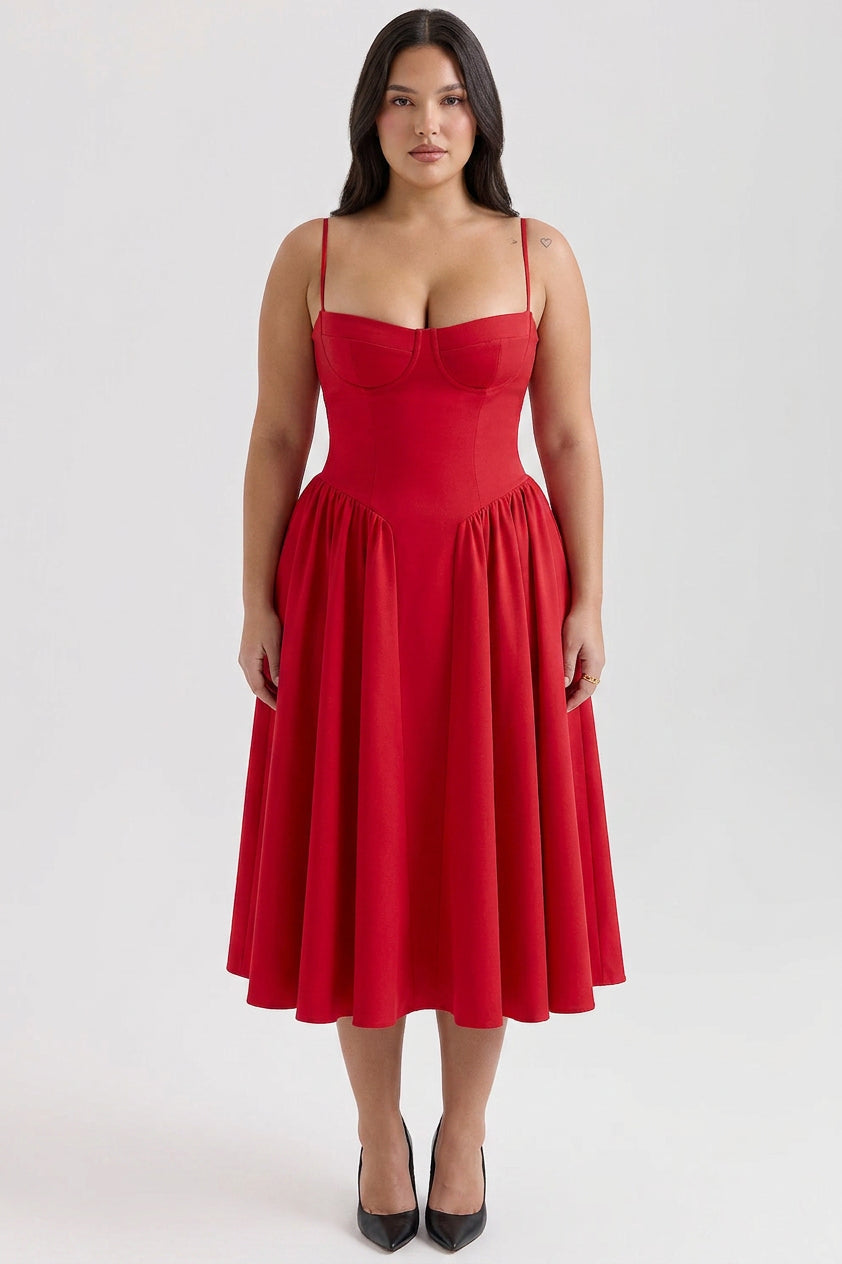 Skylar Sweetheart Midi Dress – view 4