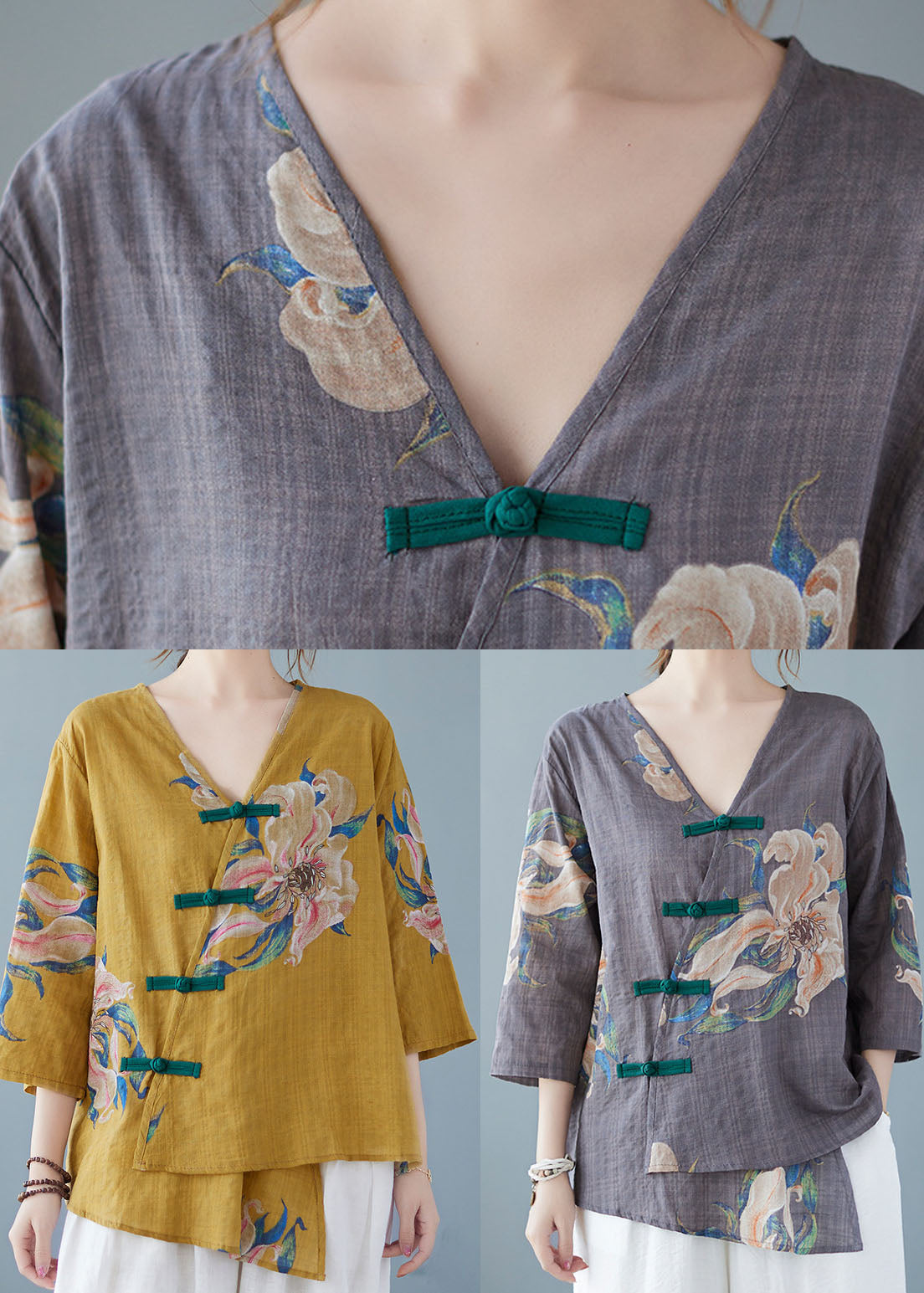 Sophie V-Neck Shirt – view 7