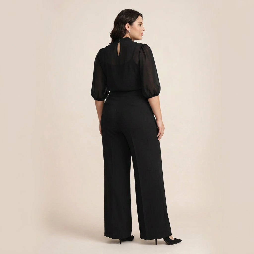 Bianca | Mesh Puff Sleeve Two-Piece Set