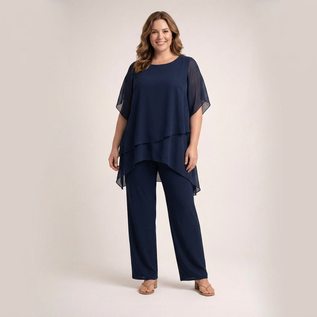 Kelly | Chiffon Two-Piece Set