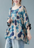 Stacy Polka Dot Round Neck Top