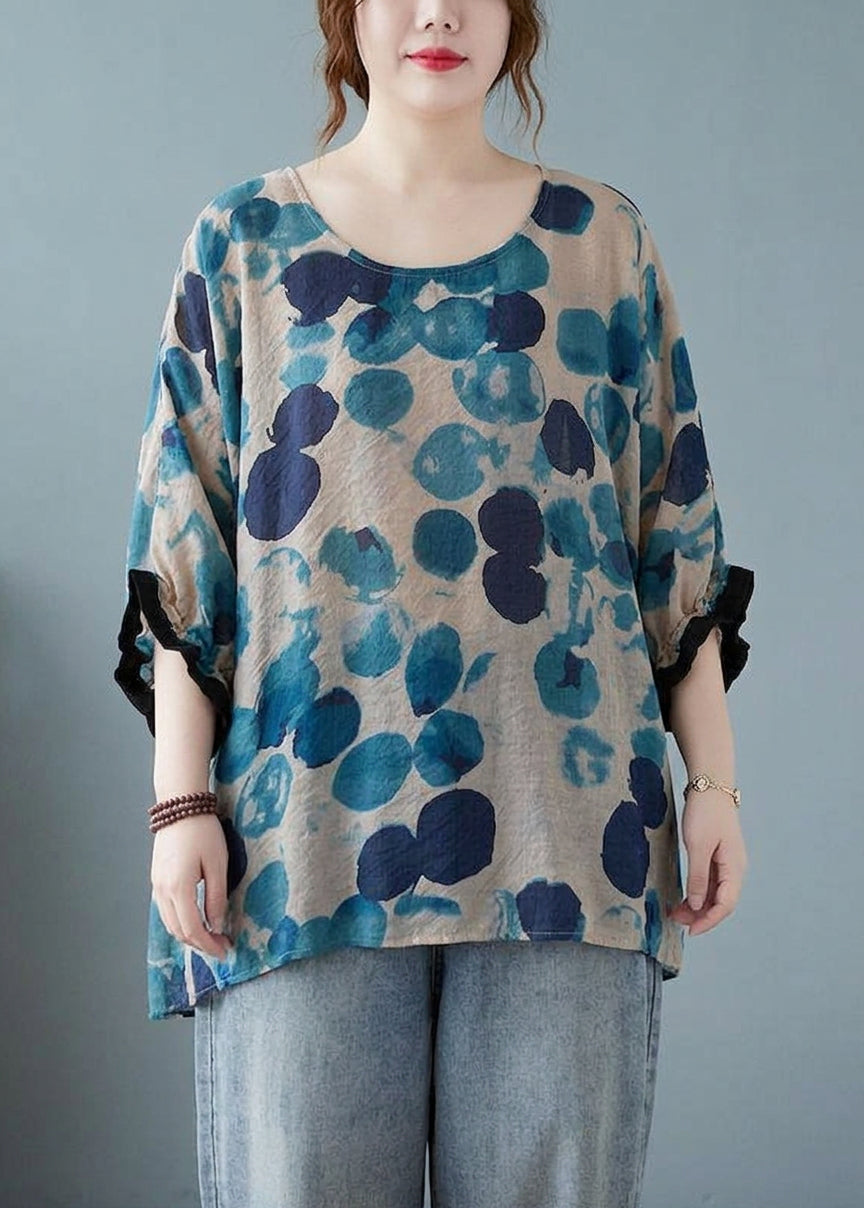 Stacy Polka Dot Round Neck Top – view 4