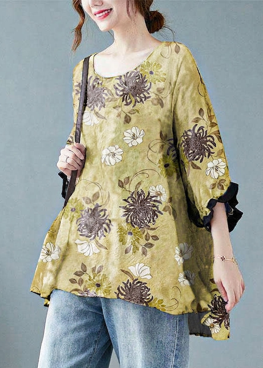 Stacy Polka Dot Round Neck Top – view 7