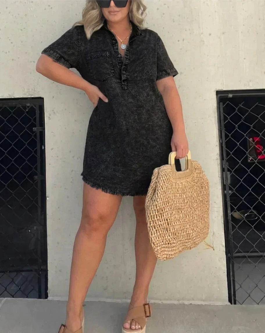 Tara Collared Mini Dress – view 7