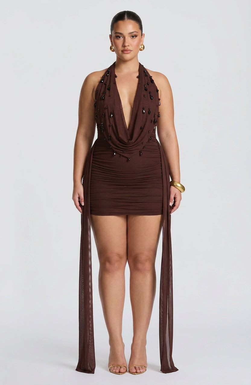 Tara Halter Mini Dress