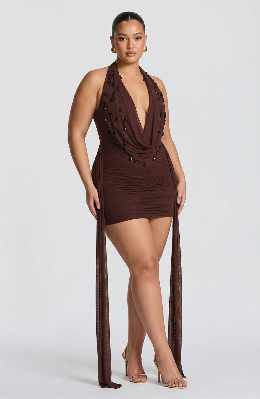 Tara Halter Mini Dress – view 4