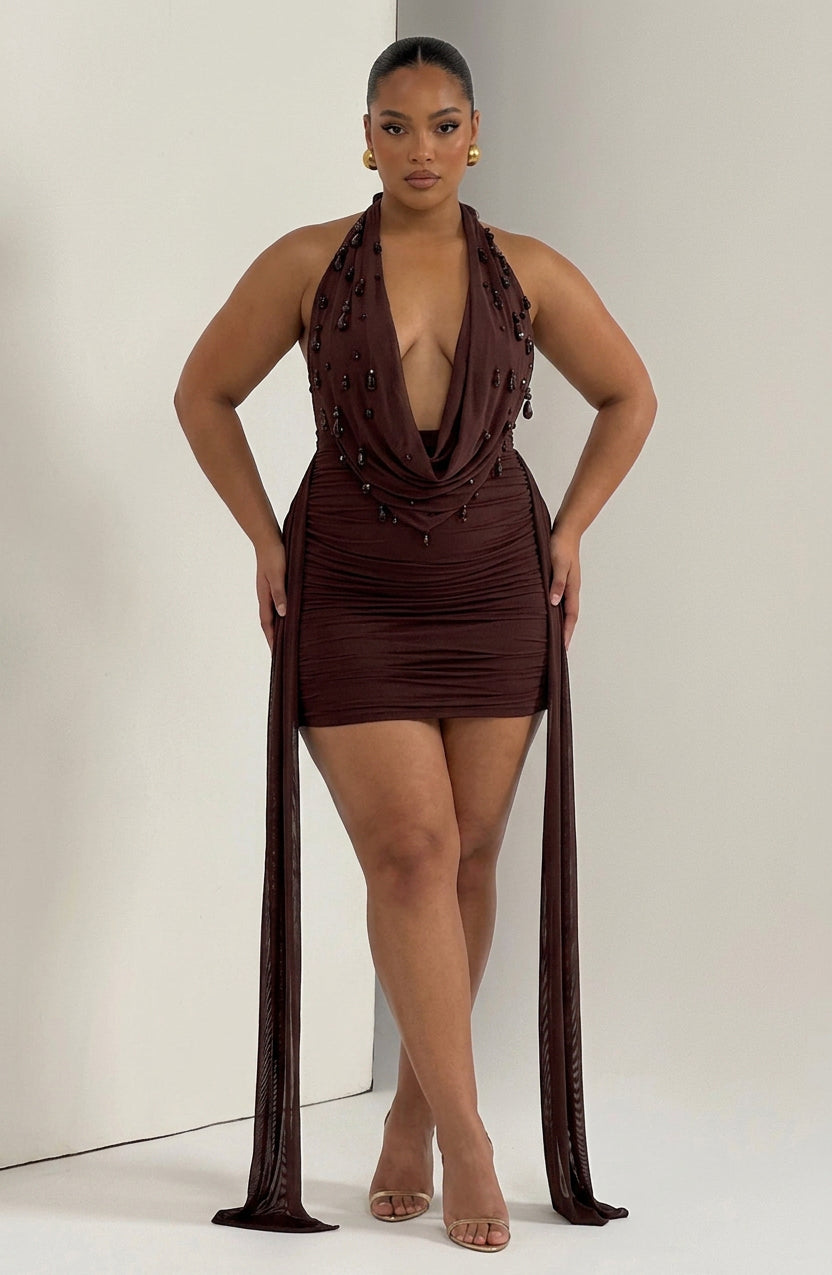 Tara Halter Mini Dress – view 6