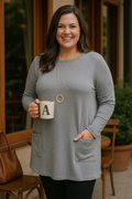 Tasha Knit Round Neck Tunic
