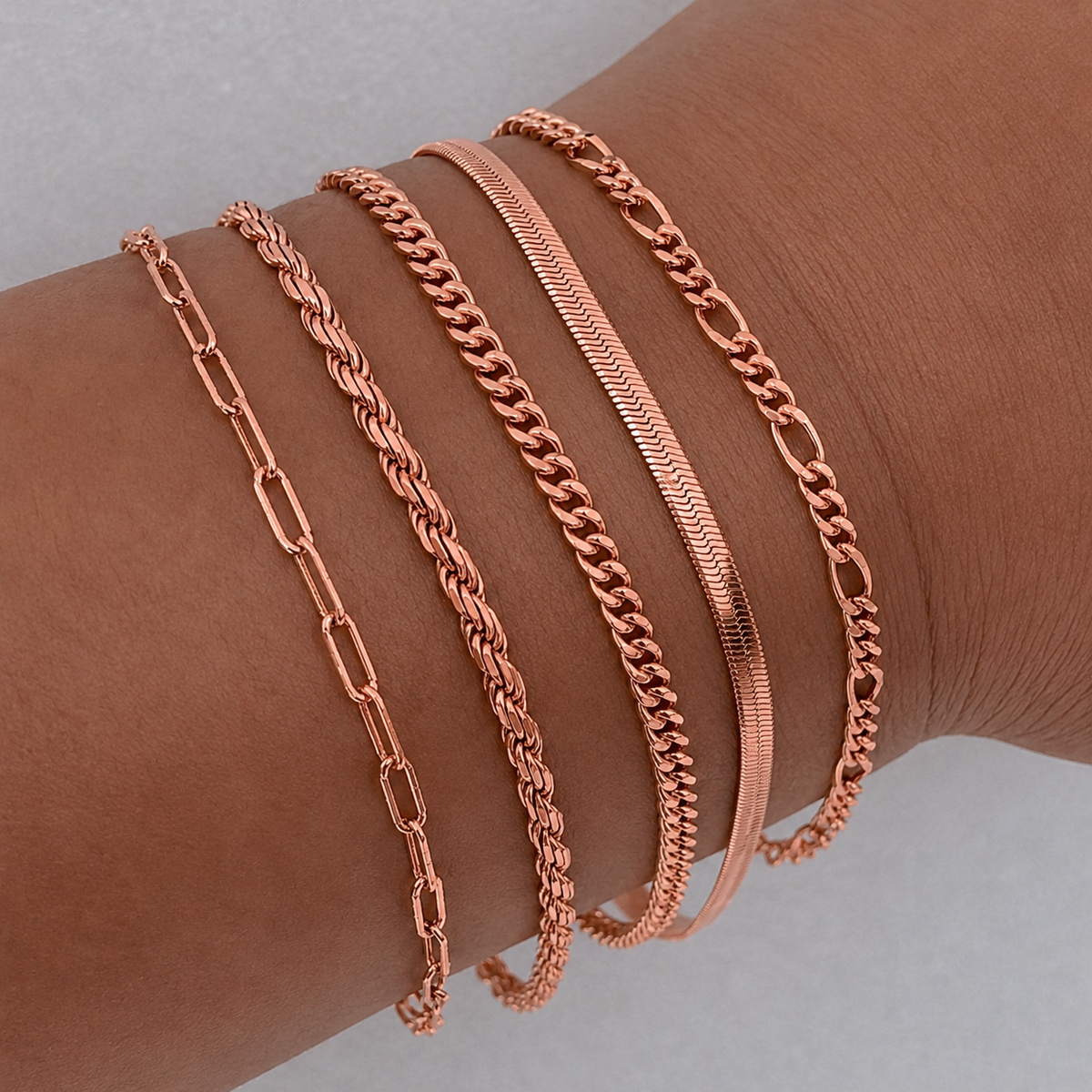 Tiffany Chain Bracelet Set for Women