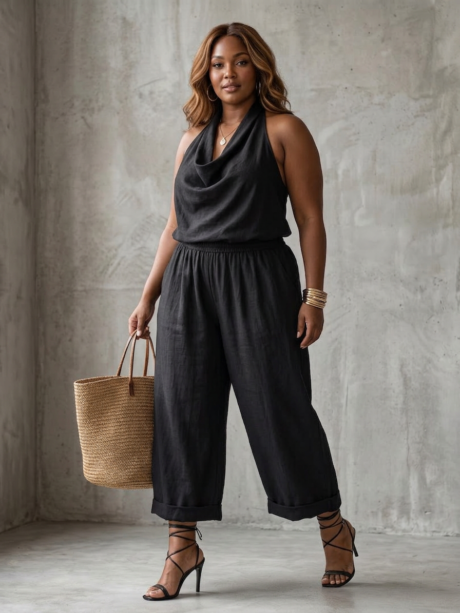 Vivienne Cowl Neck Two-Piece Set – view 2