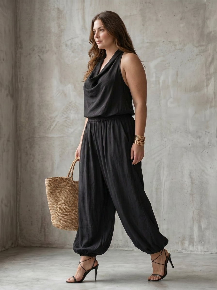 Vivienne Cowl Neck Two-Piece Set – view 3
