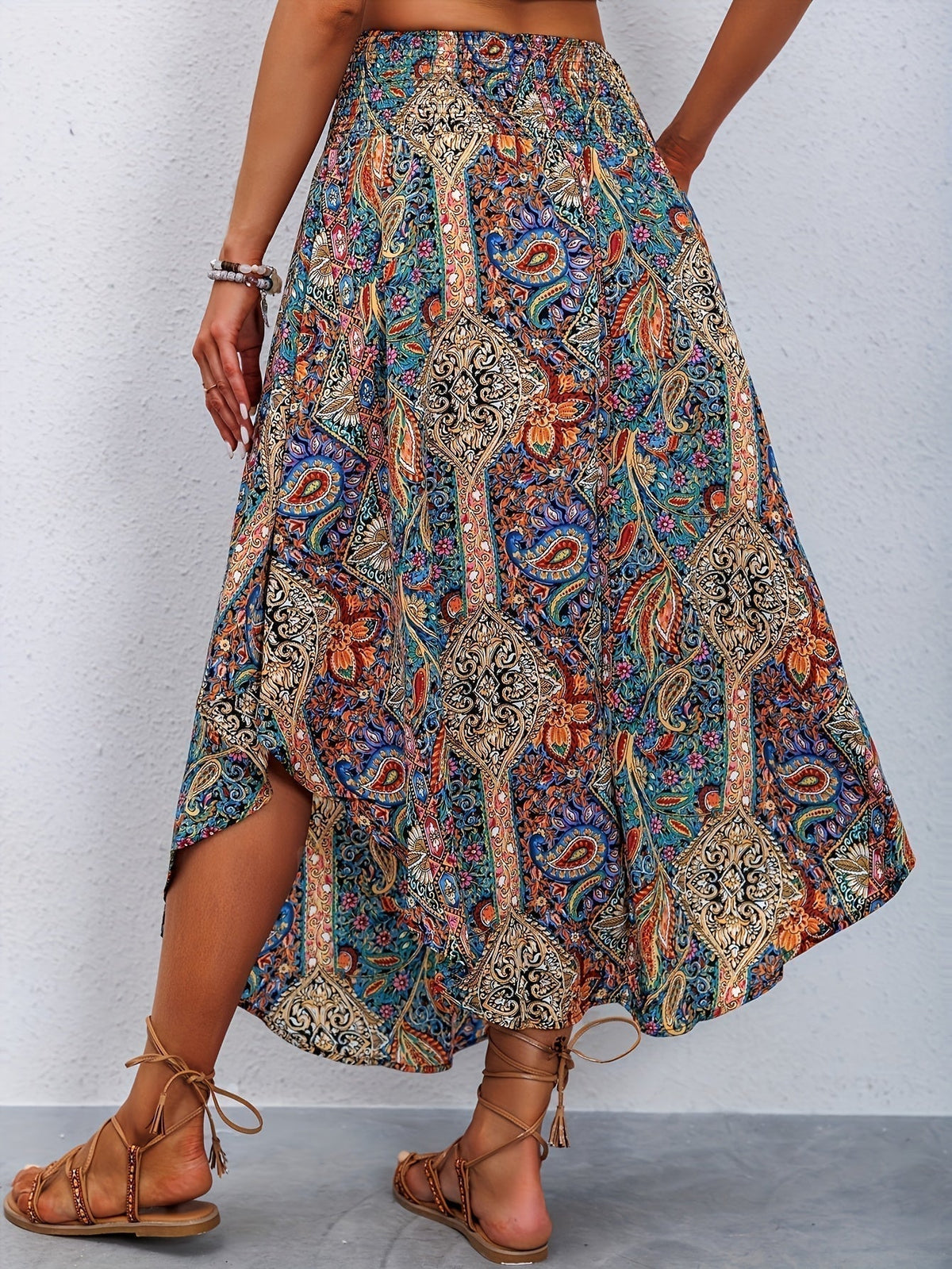 Vivienne Paisley Midi Skirt – view 2