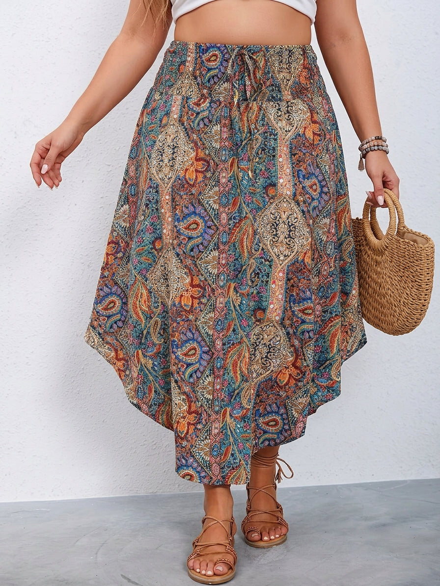 Vivienne Paisley Midi Skirt – view 3