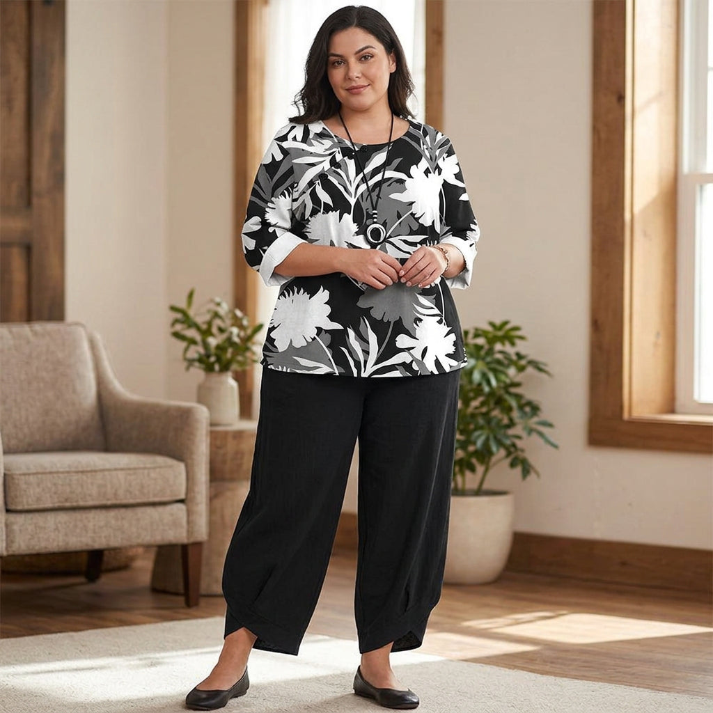 Zoe Floral Two-Piece Set